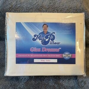 My Pillow Giza Dreams King Sheet Set - Cream